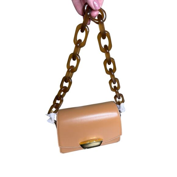 3.1 Phillip Lim NWT Camel ID Shoulder Bag with Resin Chain - Picture 16 of 16